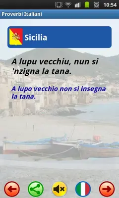 Proverbi Italiani android App screenshot 0