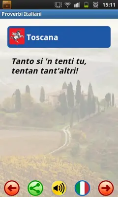 Proverbi Italiani android App screenshot 1