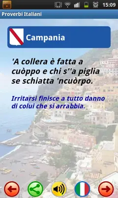 Proverbi Italiani android App screenshot 2