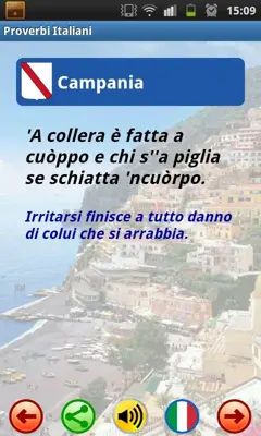 Proverbi Italiani android App screenshot 7